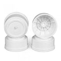 DE Racing DER-BS4-AW Borrego SC Wheels for Associated SC5M-SC10-ProSC/+3mm/WHITE/4pcs 2.2/3.0in (8949806563565)