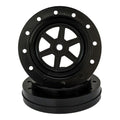 DE Racing DER-GLP-AB Gambler LP Low Profile Drag Racing Front wheels / 12mm Hex / BLACK / 4pcs (8949807120621)
