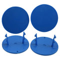 DE Racing Gambler Snap-In Mud Plugs Blue RC Tyre Accessory