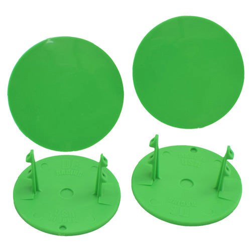 DE Racing DER-GMP-G Gambler Snap-In Mud Plugs (Green) (8949807382765)