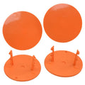 DE Racing DER-GMP-O Gambler Snap-In Mud Plugs (Orange) (8949807481069)