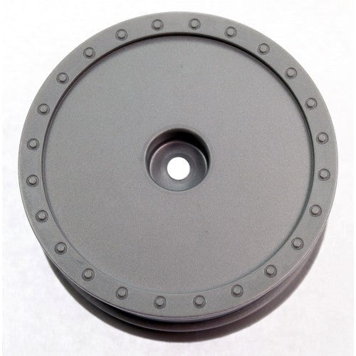 DE Racing DER-GSF-LS Gambler Front Wheels with 12mm Hex / TLR Offset / SILVER (4 PC) 1.7/2.2in (8949807677677)