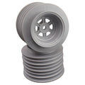 DE Racing Gambler Rear Sprint Wheels 12mm Hex AE-TLR Silver 1.7/2.2in RC Wheel