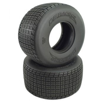 DE Racing DER-OSR2-D4 Outlaw Sprint HB Rear Tyres / D40 Compound / With Inserts 1.7/2.5in
