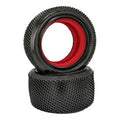 DE Racing DER-PRR-D30 Prodigy 2.2 Buggy Rear Tires / D30 Compound / With Inserts (8949808333037)