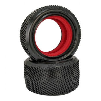 DE Racing DER-PRR-D30 Prodigy 2.2 Buggy Rear Tires / D30 Compound / With Inserts (8949808333037)
