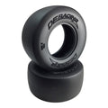DE Racing DER-RLS-C1 Mini Street Outlaw Tyres / Clay / With Inserts 1.7/2.2in (8949809086701)