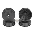 DE Racing Speedline Buggy Front 2.2in Black RC Wheel (4pc)