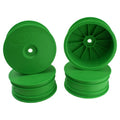 DE Racing DER-SB4-A4G Speedline Buggy Wheels for Associated B64 - B64D / TLR 22 3.0 - 4.0 / Front / GREEN / 4Pcs 2.2in (8949809316077)