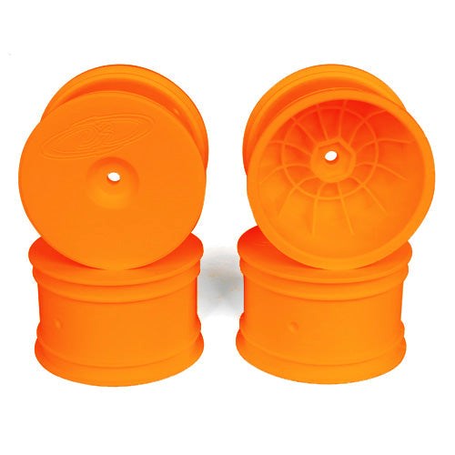 DE Racing Speedline Buggy Wheels Rear Orange 2.2in RC Wheel
