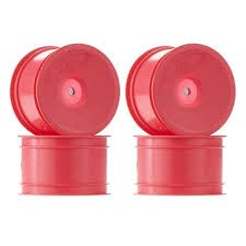 DE Racing DER-SB4-ARP Speedline Buggy Wheels for Associated B6.1 - B64 / TLR 22 - 22-4 / Rear / PINK / 4pcs 2.2in
