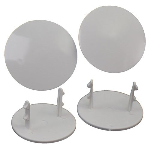 DE Racing DER-SMP-W Snap-In Mud Plugs for Speedway Wheels (White) (8949810233581)