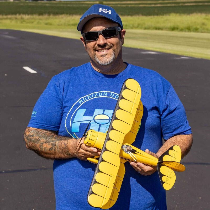 E-Flite UMX WACO Yellow BNF Basic with AS3X & SAFE RC Plane (2)
