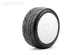 Jetko Buggy EX-Super Sonic Dish LW White Medium Soft Glued Belted MTD 1/8 Scale RC Tyre