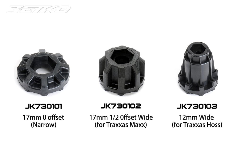 Jetko JKO1601CLMSGB 1/8 SGT 3.8 EX-TOMAHAWK/Claw Rim/Metal Blue/Medium Soft/Glued/Blted MTD Tires (2) (8949816951021)