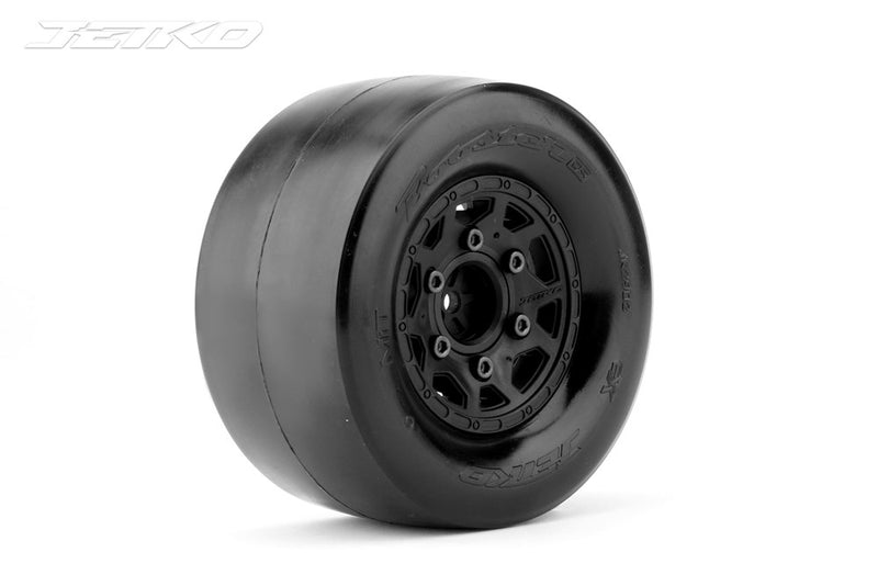 Jetko JKO2902CBUSGB 1/10 DR Booster RR 2.2/3.0 for Rear /Claw Rim/Black/Ultra Soft/Glued/Blted MTD Tires (2)