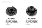 Jetko DR Booster RR 2.2/3.0 Rear Claw Rim Black Ultra Soft Assembled RC Wheel & Tyre Set 1/10 Scale (3)