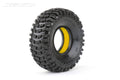 Jetko JKO3001SS6212YL 1/10 Crawler CR1.9 Conqueror /Super Soft/Insert (Yellow) Tires (2) (8949817704685)