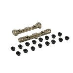 LOSI LOSA1759 LRC Adj Rear Hinge Pin Brace w/Inserts: 8B/T 2.0