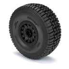 Pro-Line Mirage TT Belted F/R Assembled 17mm Black Raid RC Wheel & Tyre Set 1/7 Scale (2)