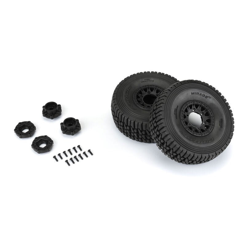 Proline PRO1022410 1/7 Mirage TT BELTED F/R Tires MTD 17mm Blk Raid (2): Mojave 6S UDR (8949820424429)