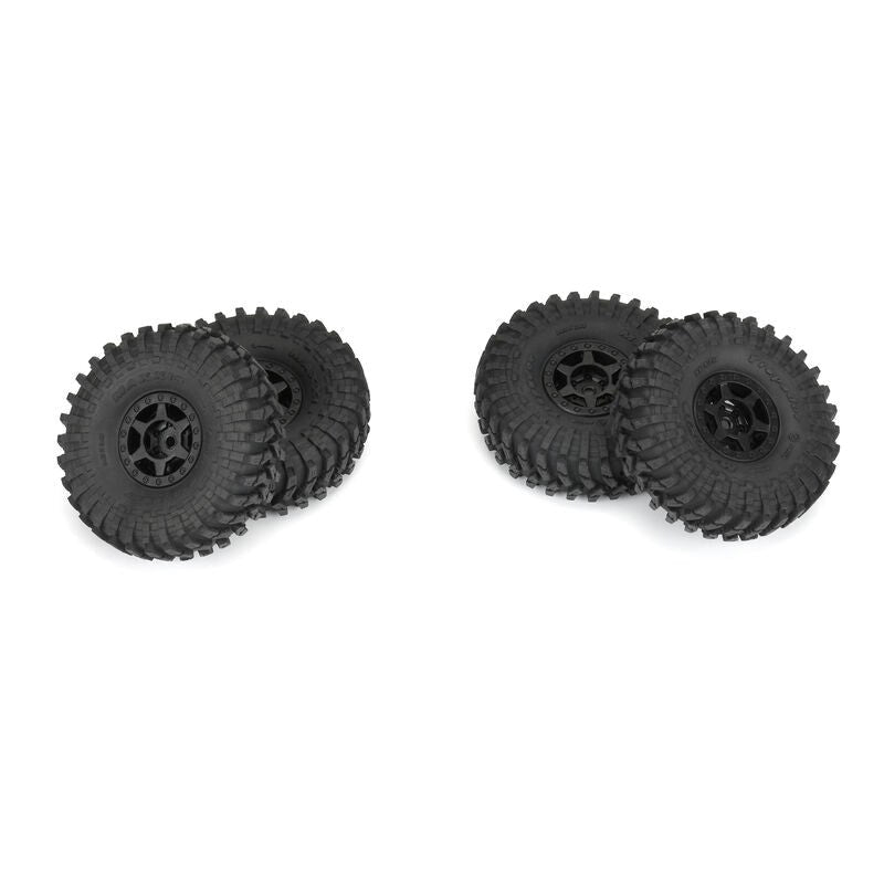 Proline PRO1022510 1/24 Maxxis Trepador F/R 1.0" Tires MTD 7mm Black Holcomb (4) SCX24 (8949820555501)