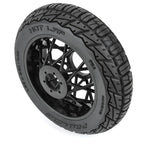 Pro-Line Hot Lap S3 Motorcycle Rear Mounted Black Supermoto Promoto-MX RC Wheel & Tyre Set (3)