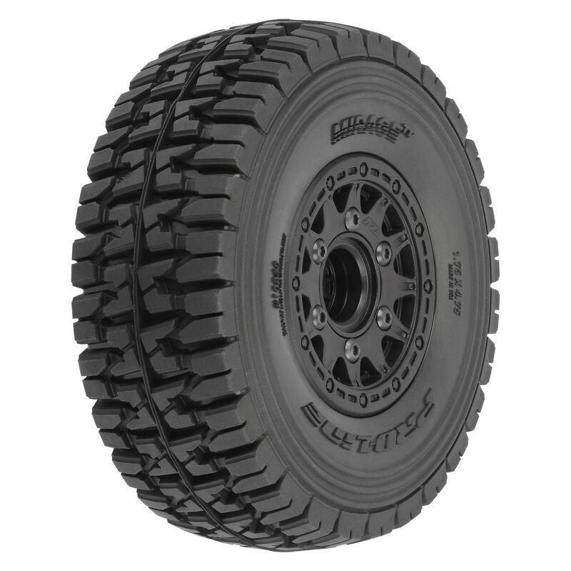 Proline PRO1024811 1/10 Mirage TT F/R 2.2"/3.0" 12mm & 14mm Black Raid Wheels (2) Arrma Mojave 4S BLX (8949820915949)