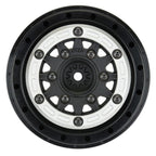 Pro-Line Raid Bead-Loc 2.2/3.0 SC Silver/Black RC Wheel 1/10 Scale