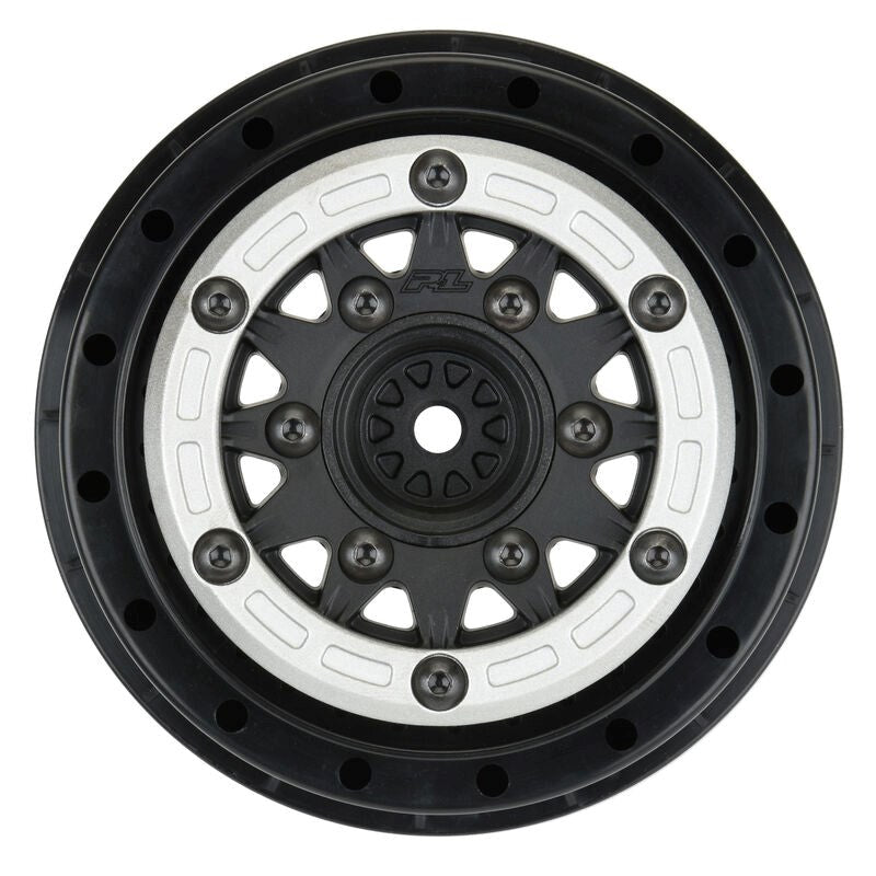 Proline PRO281103 1/10 Raid Bead-Loc F/R 2.2/3.0 SC (2) Silvr/Blk (8949820981485)
