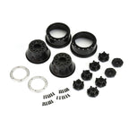 Pro-Line Raid Bead-Loc 2.2/3.0 SC Silver/Black RC Wheel 1/10 Scale (2)