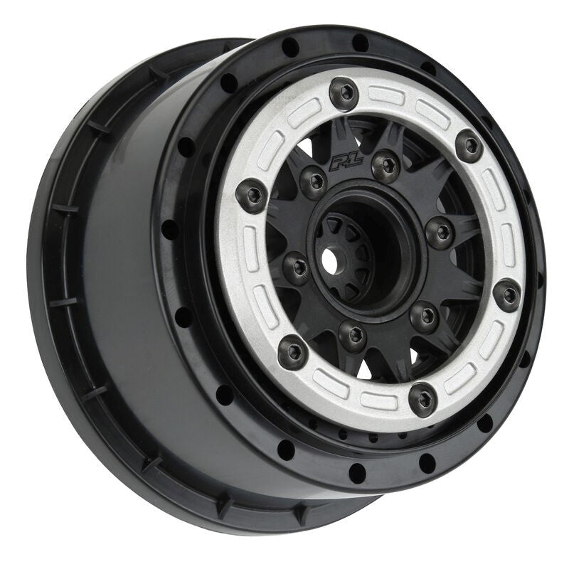 Proline PRO281103 1/10 Raid Bead-Loc F/R 2.2/3.0 SC (2) Silvr/Blk (8949820981485)