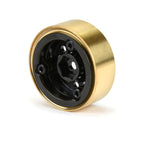 Pro-Line Rock Shooter Brass F/R 1.0in 7mm Hex Black Crawler RC Wheel 1/24 Scale (2)