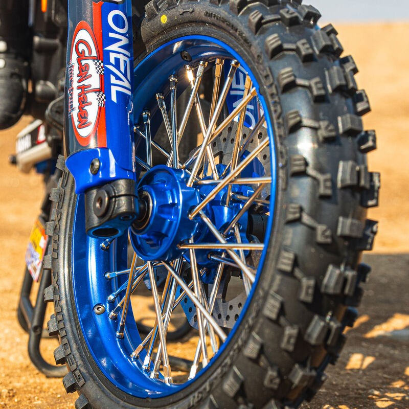 Proline PRO283600T1 1/4 Pro-Spec Aluminum V2 Bead Front Wheel Assembled Blue: Promoto-MX (8949821047021)