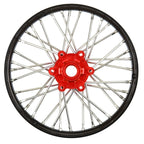 Pro-Line Pro-Spec Aluminium V2 Bead Front Assembled Black/Red RC Wheel 1/4 Scale
