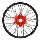 Pro-Line Pro-Spec Aluminium V2 Bead Rear Assembled Black/Red RC Wheel 1/4 Scale