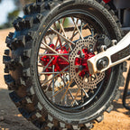 Pro-Line Pro-Spec Aluminium V2 Bead Rear Assembled Black/Red RC Wheel 1/4 Scale (2)