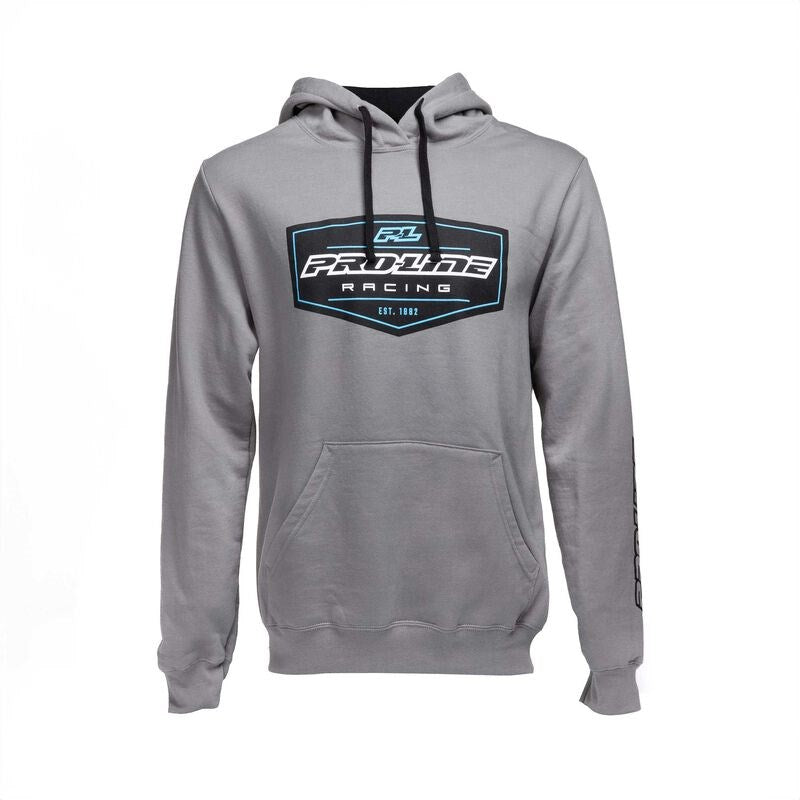 Proline PRO986402 Pro-Line Crest Gray Hoodie - Medium