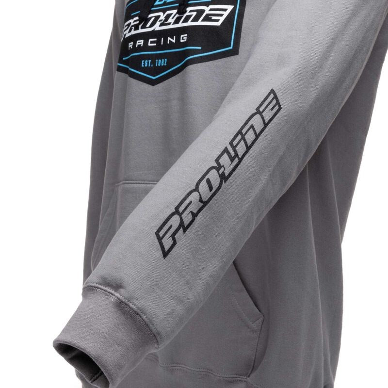 Proline PRO986402 Pro-Line Crest Gray Hoodie - Medium (8949822980333)