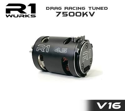 R1WURKS R1020109 4.5T V16 Drag Racing Tuned 7500kv Motor 020109
