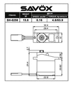 Savox Micro size 4.6kg/cm 0.16sec @ 6v Digital Servo with Soft (2)