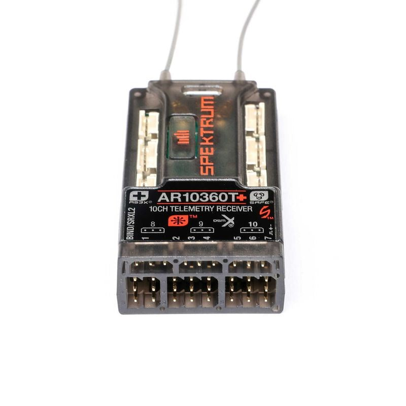 Spektrum SPM-1034 AR10360T+ 10 Channel AS3X+ & SAFE Telemetry Receiver (Replaces SPMAR10360T) (8949825077485)
