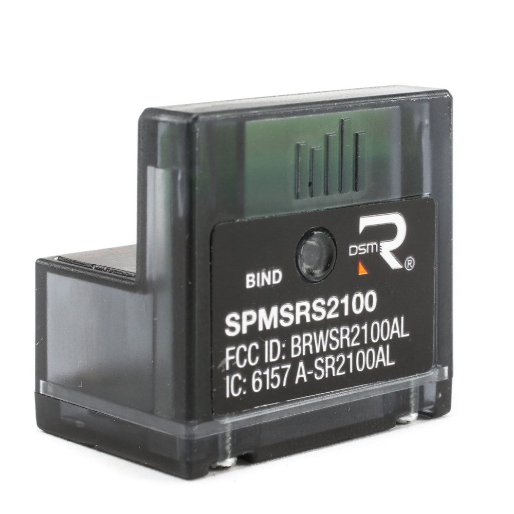 Spektrum SPMSR2100 SR2100 DSMR Micro Race Rx Antenna-Less (8949825437933)