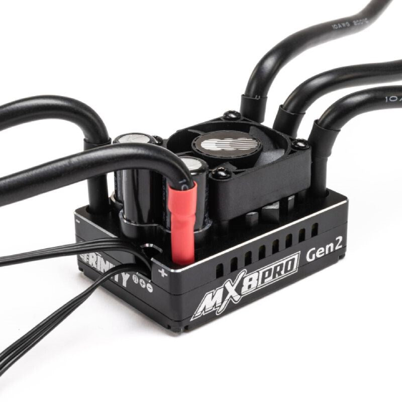 Trinity TEP0014 MX8 Gen 2 220 Amp Competition ESC 1/8 2-4S Wireless Prgraming Via Trinity App (8949827502317)
