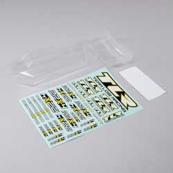 Team LOSI Racing TLR230017 ULW Body & Wing Clear: 22X-4 (8949828485357)