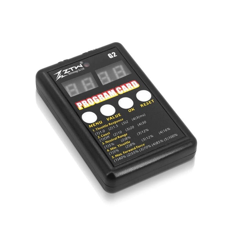 ZTW ZTW-1300011 LED Program Card Beast G2 SL Car ESC (8949830058221)