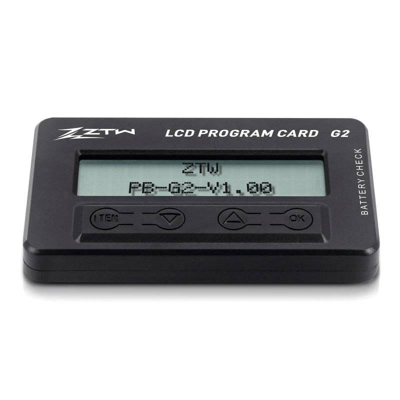 ZTW ZTW-1400011 LCD program card G2 Aircraft ESC Incl Skyhawk (8949830090989)