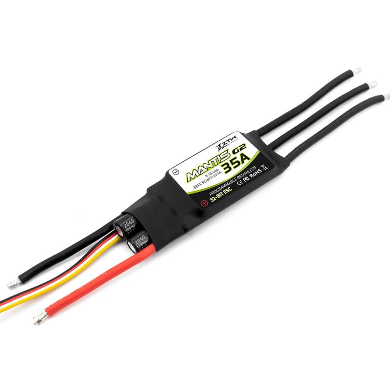 ZTW ZTW-2035211 Mantis 35A SBEC G2 35/45A 2-4S 5-7.4v Adjustable 4A SBEC 39g 68x26x10mm (8949830123757)
