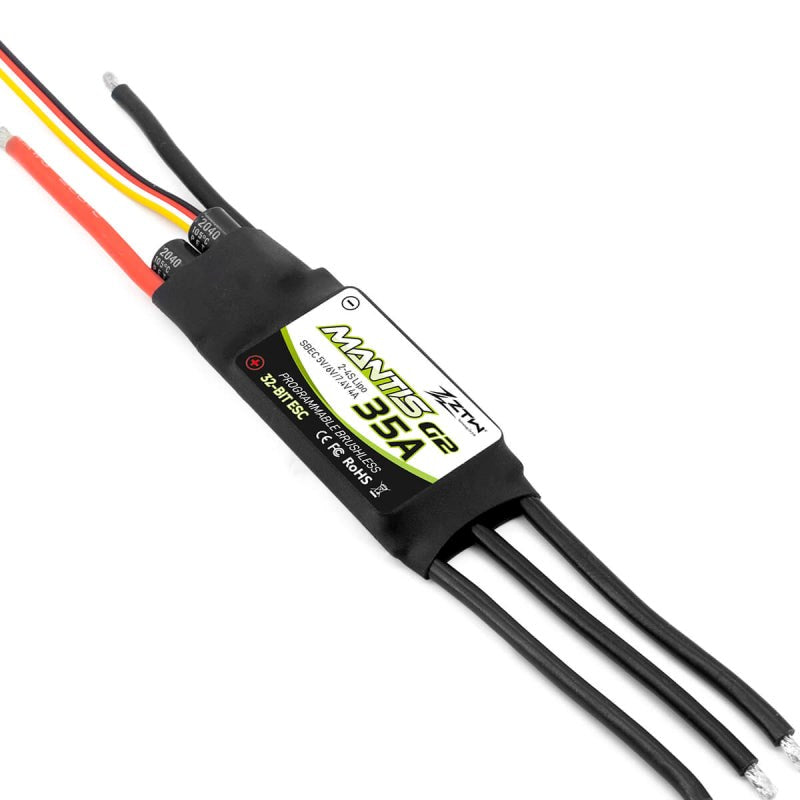 ZTW ZTW-2035211 Mantis 35A SBEC G2 35/45A 2-4S 5-7.4v Adjustable 4A SBEC 39g 68x26x10mm (8949830123757)