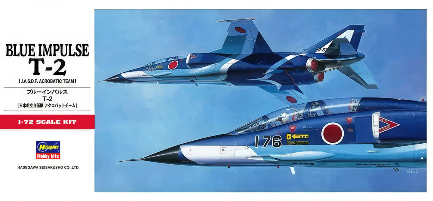 Hasegawa 1335 1/72 BLUE IMPULSE T-2 (J.A.S.D.F. Acrobatic Team) - Hobby City NZ